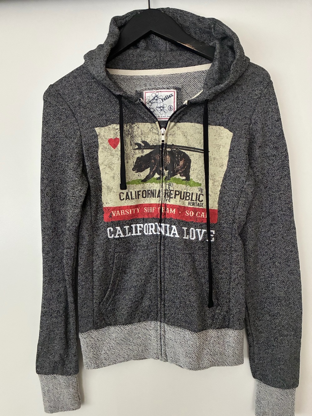 New Women’s Reflex California Love Zip Up Hoodie Various Sizes